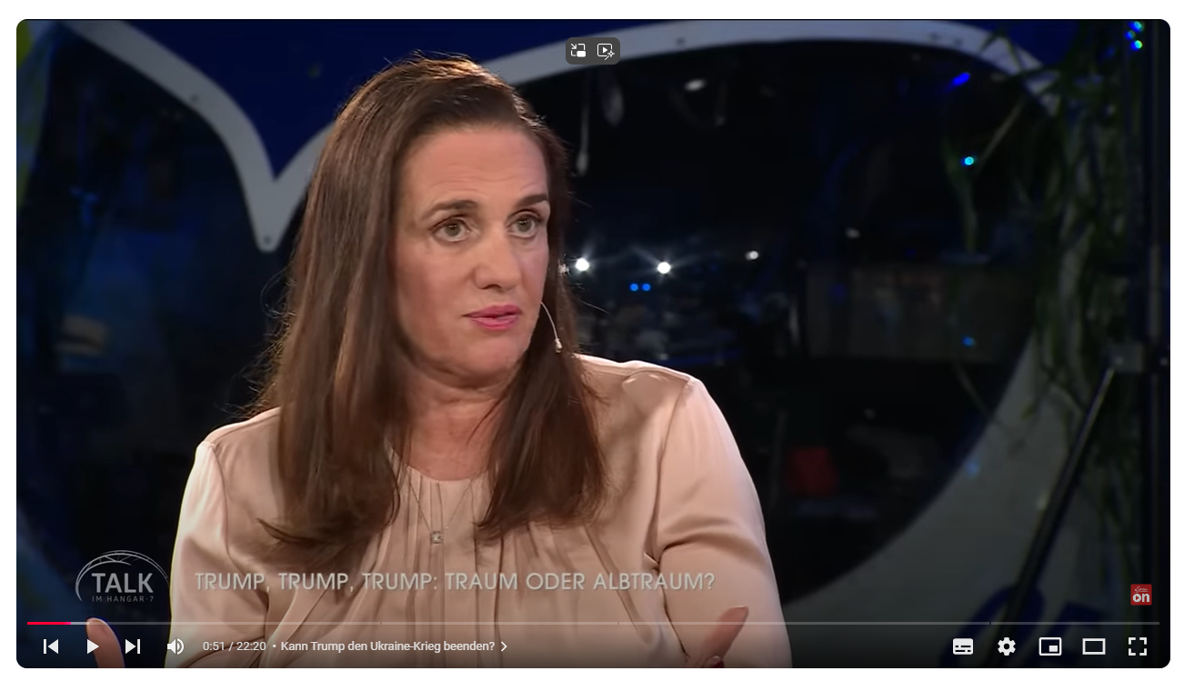 Bettina Röhl im TV: Talk über Trump